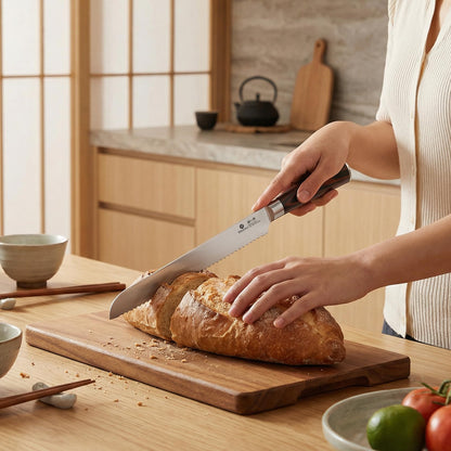 imarku Bread Knife, Japanese High Carbon Stainless Steel Professional Grade Breads Slicing Knife, 10-Inch Serrated Edge Cake Knife, Bread Cutter for Homemade Crusty Sourdough,Best Gifts 🍁 All In One Marketplace Canada