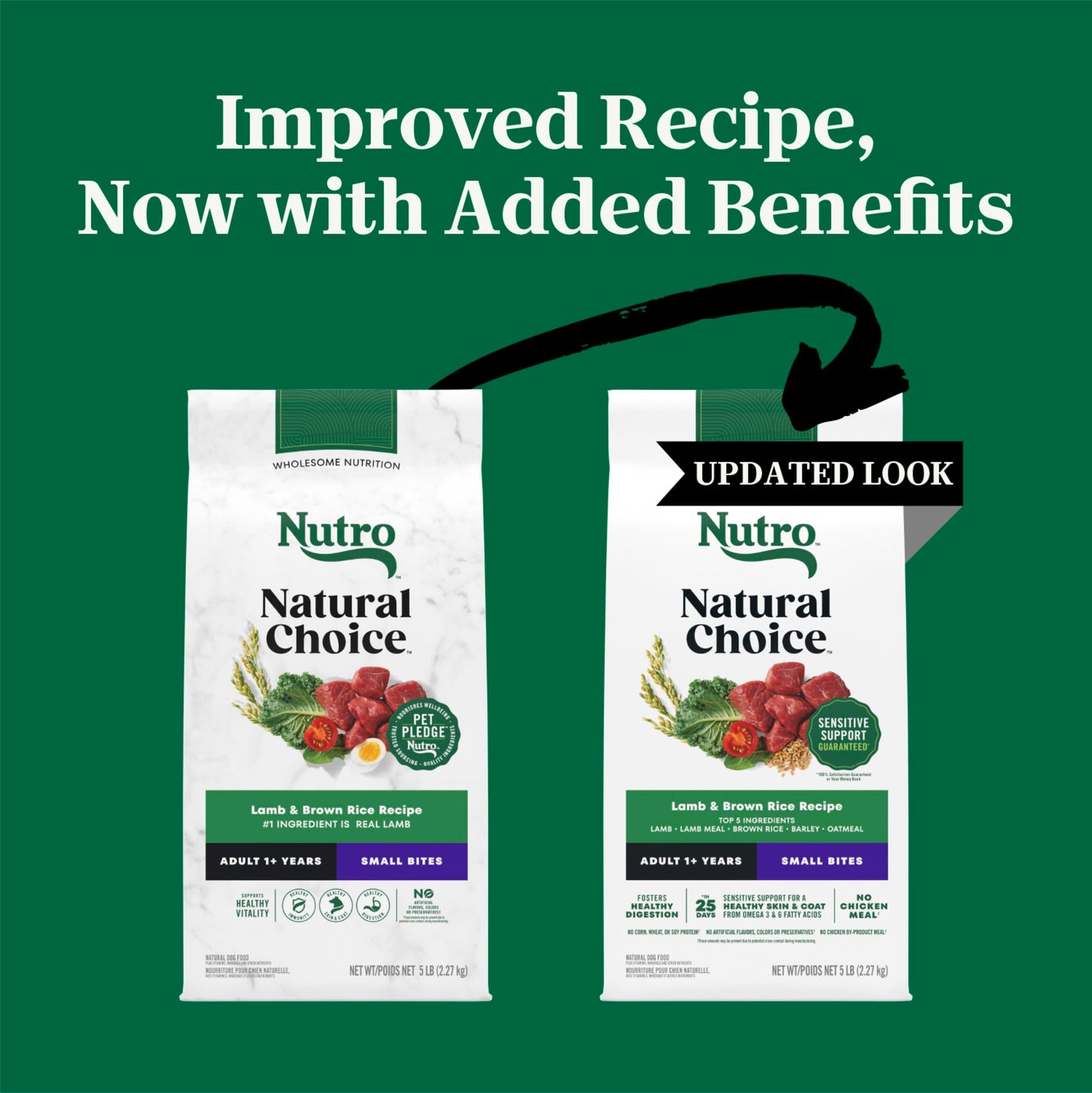 Nutro Natural Choice Adult Dry Dog Food, Lamb Flavour, 2.27kg Nutro