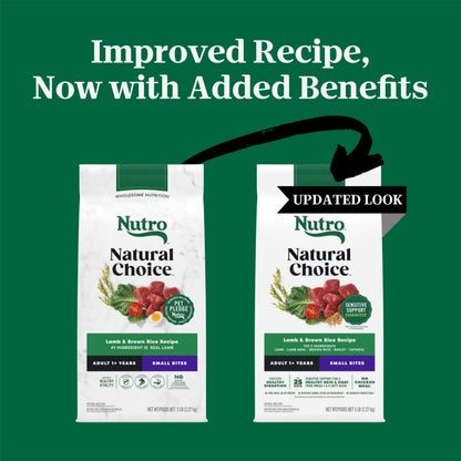 Nutro Natural Choice Adult Dry Dog Food, Lamb Flavour, 2.27kg Nutro