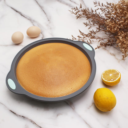 To encounter 9 Inch Silicone Round Cake Pans with Metal Frame, 2 Pack 🍁 All In One Marketplace Canada
