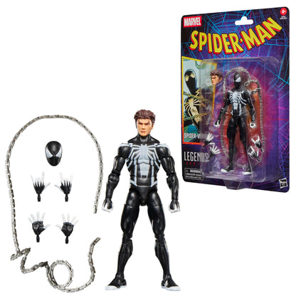 Marvel Legends Series Spider-Venom, Retro Cardback Spider-Man Comics Collectible 6-Inch Scale Action Figure