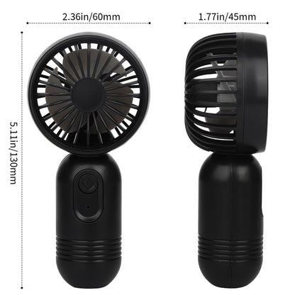 Ackdine Mini Portable Fan - Handheld Fan, 3 Pack USB Rechargeable Personal Fan, Battery Operated Lightweight Small Makeup/Pocket Fan with 3 Speeds For Stylish Girl Boys Women Men Office Outdoor Travel - Available at All In One Marketplace Canada