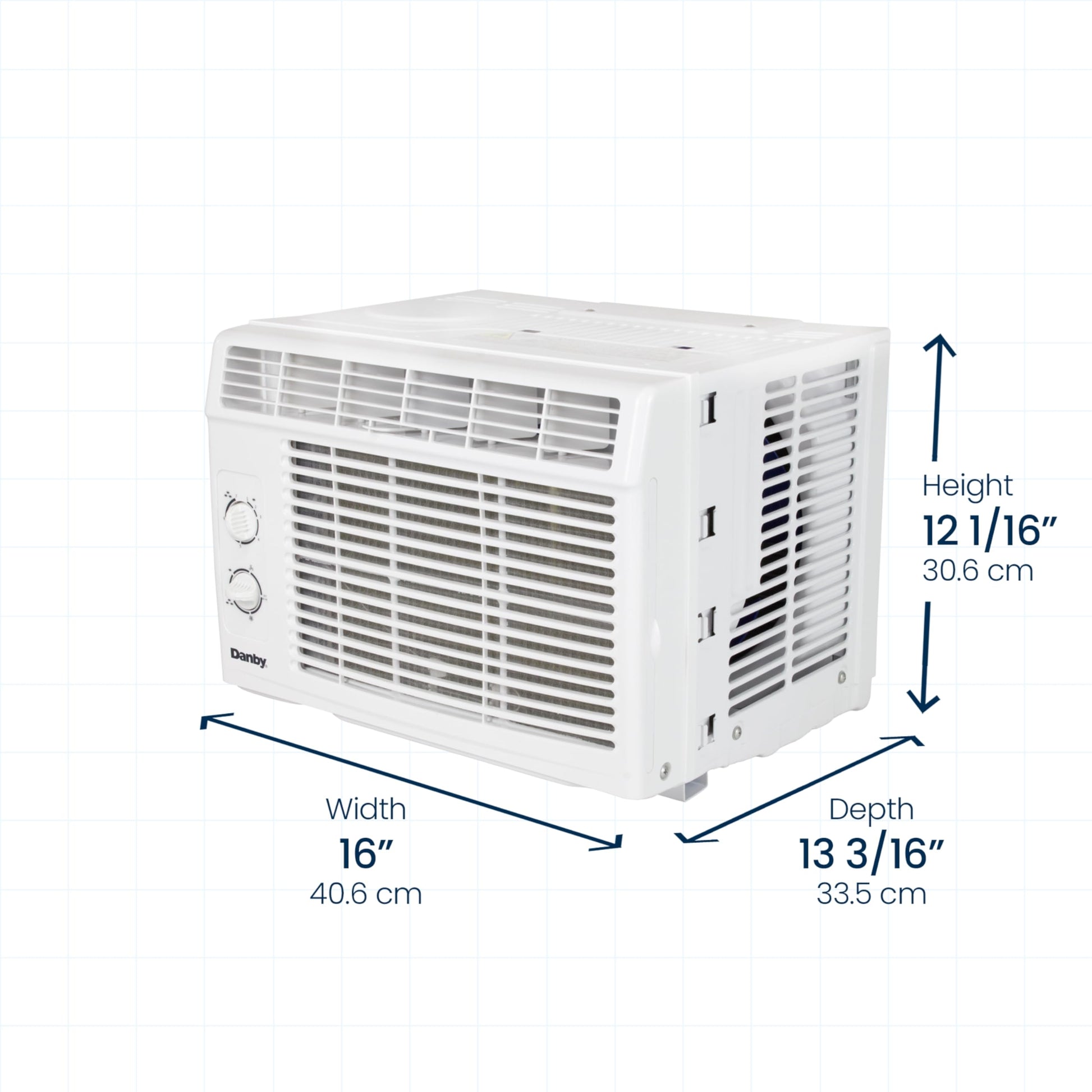 Danby DAC050MB1WDB 5,000 BTU Window Air Conditioner, 2 Cooling and Fan Settings, Easy to Use Mechanical Rotary Controls, Ideal for Rooms Up to 150 Square Feet - Available at All In One Marketplace Canada