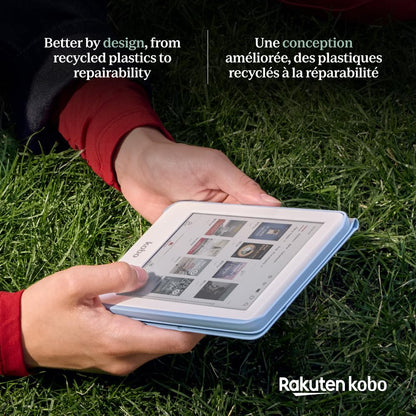 Kobo Clara Colour | Colour eReader | 6” Glare-Free Colour E Ink Kaleido 3 Display | Dark Mode Option | Waterproof | Audiobooks | 16GB of Storage (White)