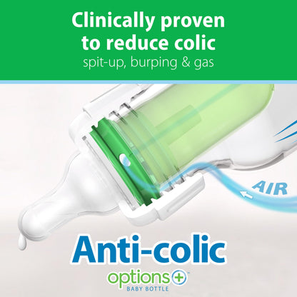 Dr. Brown’s Natural Flow Anti-Colic Options+ Narrow Glass Bottle Starter Set