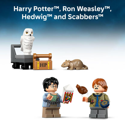 LEGO Harry Potter Book Nook: Hogwarts Express Building Set - Bedroom Shelf Decor for Boys, Girls, & Fans, Ages 10+ - Collectible Harry & Ron Minifigures - Birthday Gift Idea - 76450