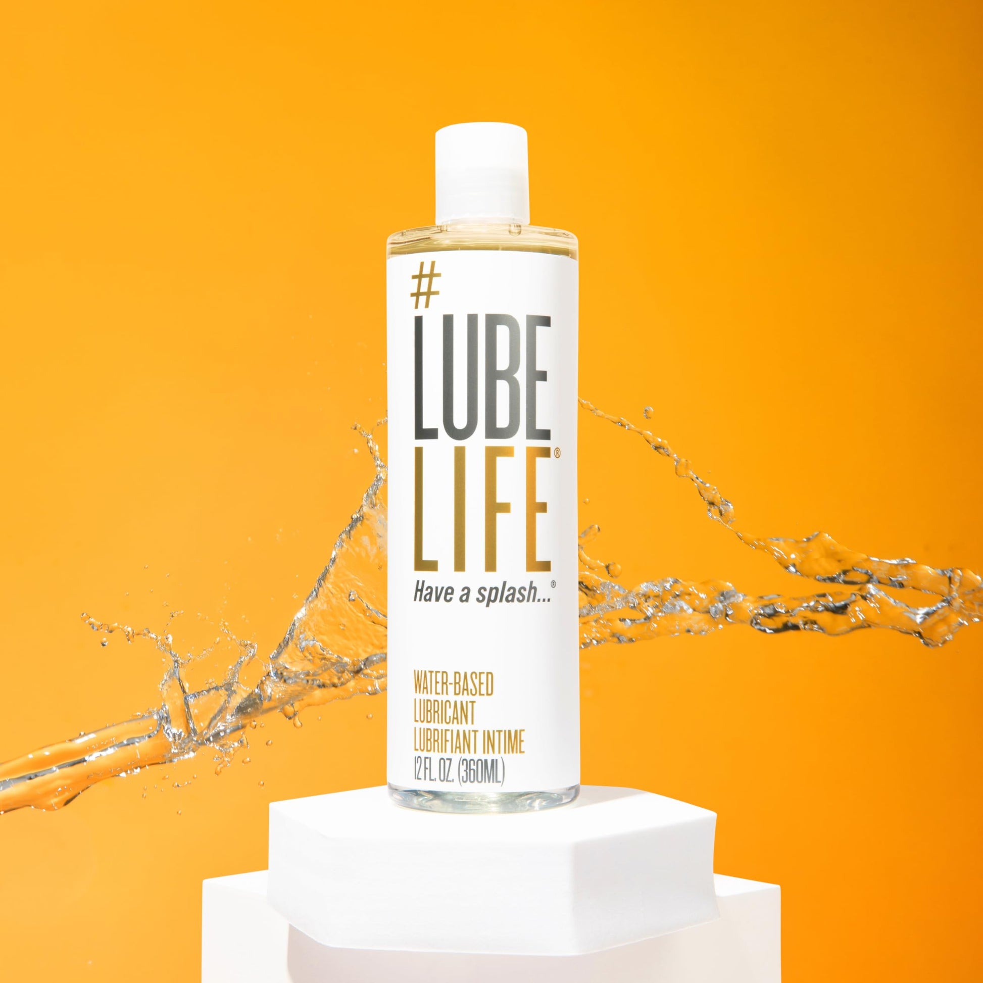 Lube Life Water-Based Personal Lubricant, Lube for Men, Women and Couples, Non-Staining, 12 Fl Oz (360 mL) - Available at All In One Marketplace Canada