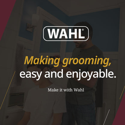 Wahl Elite Pro Cordless Lithium-Ion Hair Clipper Kit – 40% Faster Cutting, Adjustable Taper Lever, Quick-Charge 15 min for 5 min Use – Professional Home Haircutting for Men & Family (Model 3311) Wahl