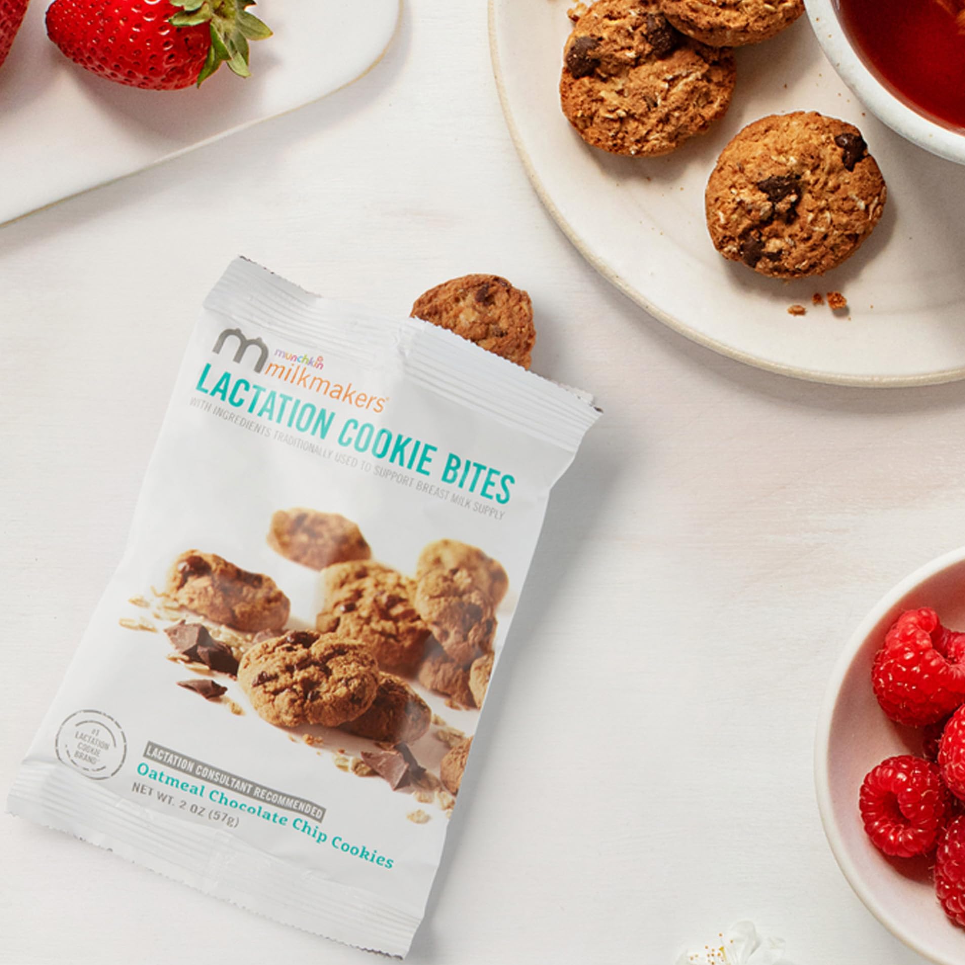Milkmakers New Mama Oatmeal Chocolate Chip Cookie Bites – 10 Pack (570g)