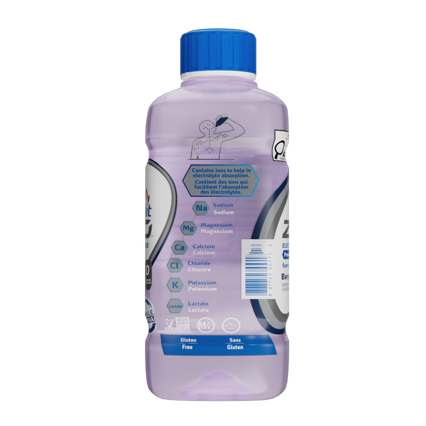 Electrolit Zero Hydration Beverage & Recovery Drink w/Electrolytes, 625ml - Pack of 12- BERRY BLAST 🍁 All In One Marketplace Canada