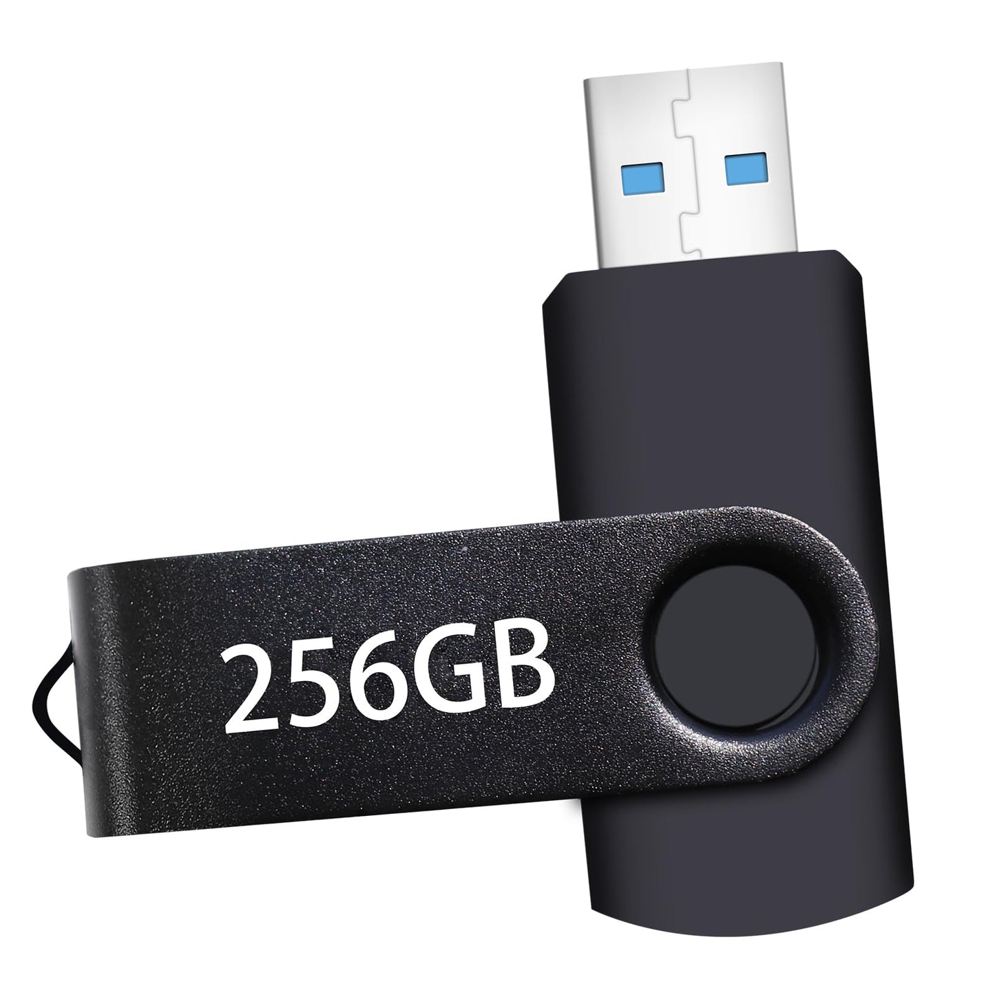 USB Flash Drive 256GB, Portable Thumb Drive: Memory Stick, Large Capacity USB Drive with Keychain, High-Speed USB 2.0 Data Storage Flash Drive for PC/Laptop