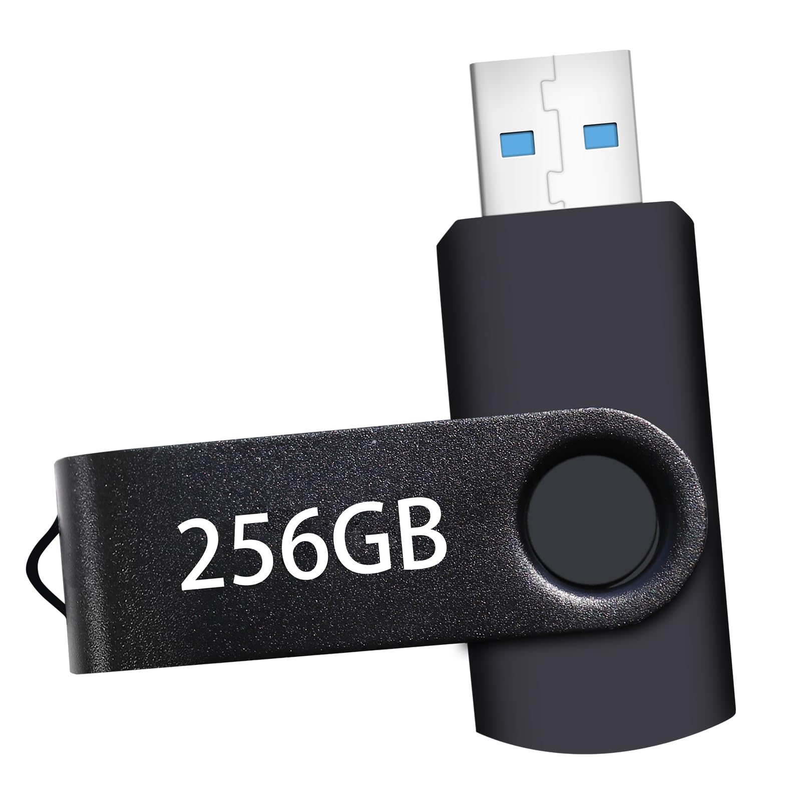 USB Flash Drive 256GB, Portable Thumb Drive: Memory Stick, Large Capacity USB Drive with Keychain, High-Speed USB 2.0 Data Storage Flash Drive for PC/Laptop