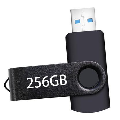 USB Flash Drive 256GB, Portable Thumb Drive: Memory Stick, Large Capacity USB Drive with Keychain, High-Speed USB 2.0 Data Storage Flash Drive for PC/Laptop