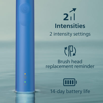 Philips Sonicare 4100 Rechargeable Electric Toothbrush, Azure Blue, HX3681/27