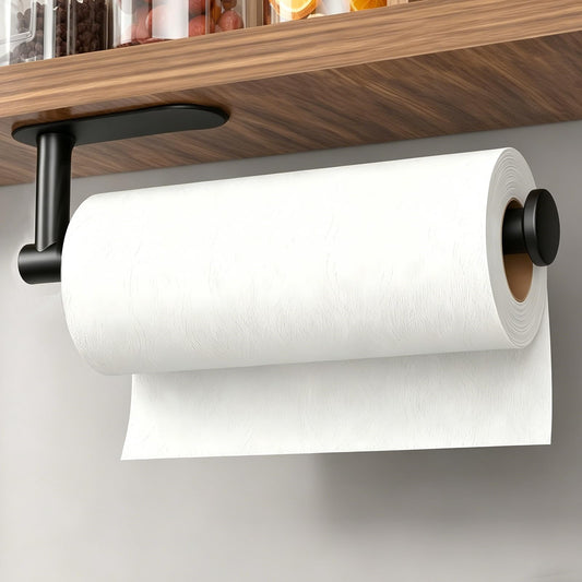 DEKAVA Paper Towel Holder Under Cabinet Wall Mount for Kitchen Paper Towel, Self-Adhesive Paper Towel Bar, Paper Towel Rack, SUS304 Stainless Steel 13 inch