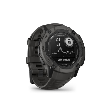 Garmin Instinct 2X Solar, Rugged GPS Smartwatch, Built-in Flashlight, Solar Charging Capability, Multi-Band GNSS, Graphite Garmin
