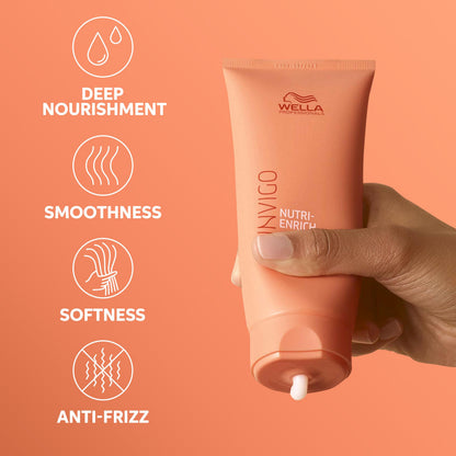 Wella Professionals Invigo Nutri-Enrich Deep Nourishing Conditioner | For Dry or Stressed Hair | 33.8 Fl Oz - Available at All In One Marketplace Canada