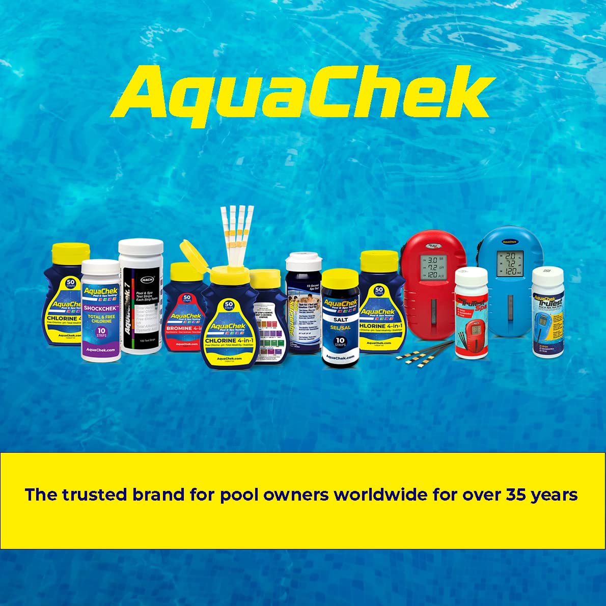 AquaChek 561140A White Salt Titrators Test Strip for Swimming Pools AquaChek