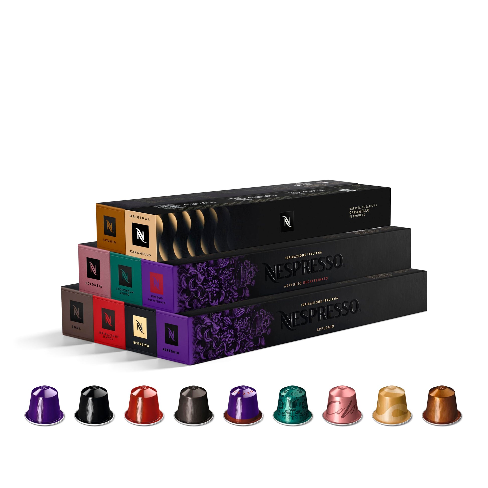 Nespresso Original Discovery Variety Pack – 90 Capsules for Original Machines