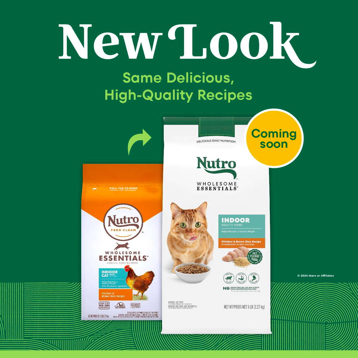 Nutro Wholesome Essentials Adult Dry Cat Food, Chicken Flavour, 2.27kg