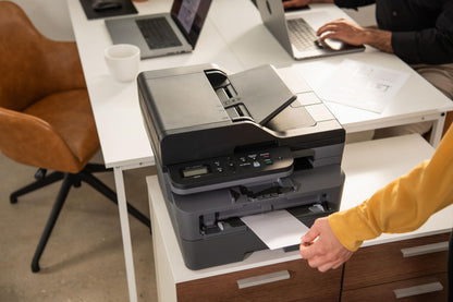 Brother DCP-L2647DW Compact Wireless Monochrome Laser Printer with Scanner, 250-Sheet PaperTray