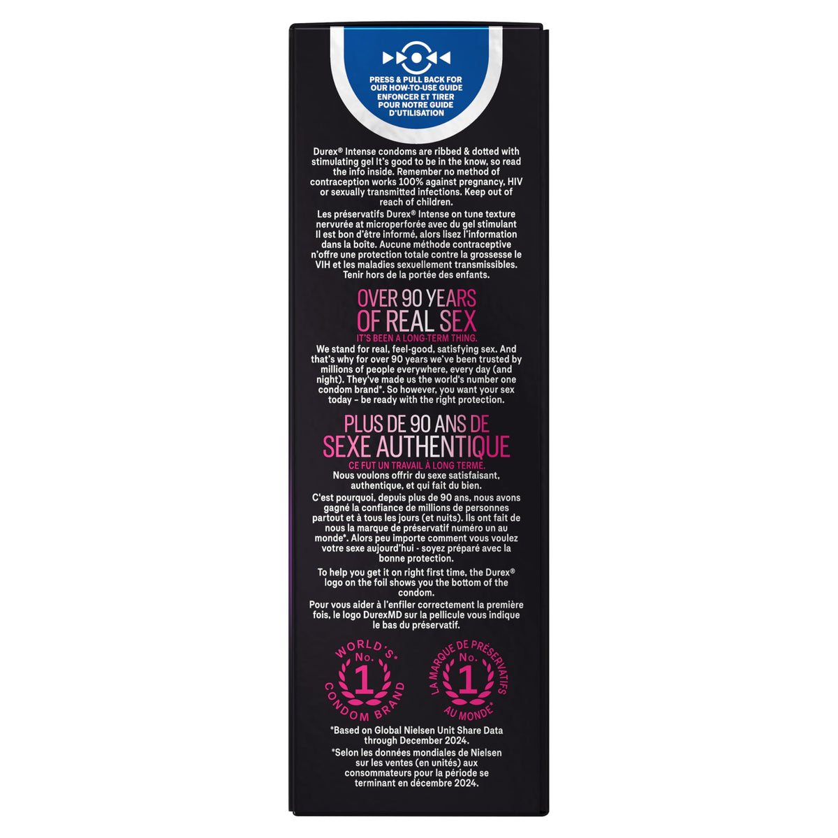 DUREX® CONDOM - INTENSE ORGASMIC™ 24 ct