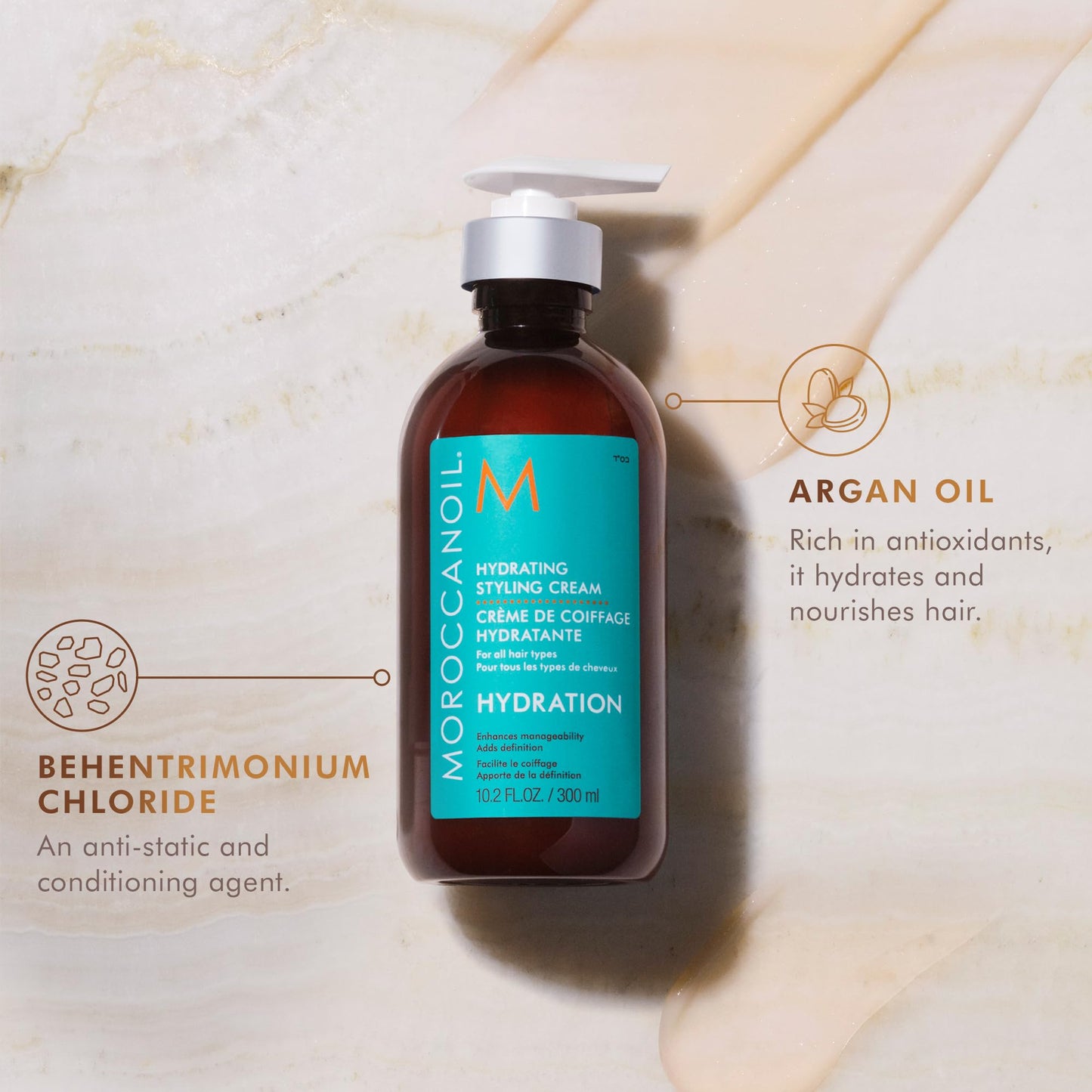 Moroccanoil Hydrating Styling Cream, 10.2 Fl. Oz. - Available at All In One Marketplace Canada