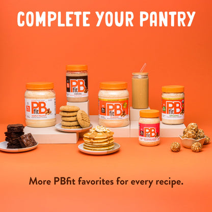 PBfit All-Natural Peanut Butter Powder Spread From Real Roasted Pressed Peanuts, 8g of Protein, 30 Oz