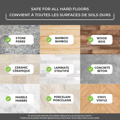 Vileda EasyWring Spin Mop & Bucket Floor Cleaning System with Power Mop Head | Hands-Free Wringing Mop Bucket | Extendable Handle | Safe on All Floor Types| Mop Refill Removes Tough Dirt and Grime - Available at All In One Marketplace Canada