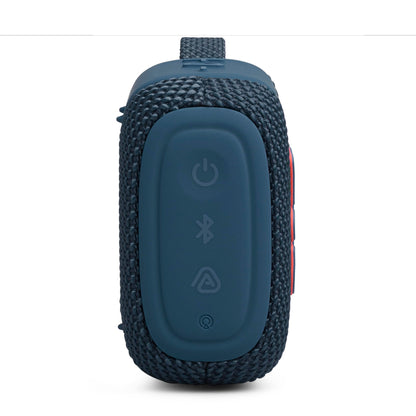 JBL Go 5 - Ultra-Portable Waterproof & Drop-Proof Speaker with JBL Legendary Sound & Ambient Edge Lighting, AirTouch Instant Stereo Pairing or Link Multiple Compatible Speakers via Auracast™ (Blue)