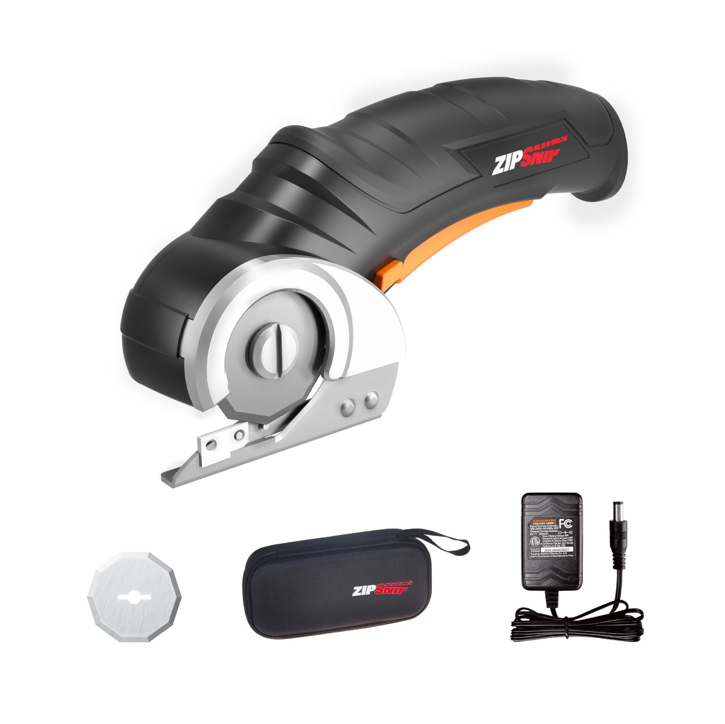 Worx Zipsnip Cordless Electric Scissors, Rechargeable Cardboard Cutter, 4V Powerful Fabric Scissors with 2 Safety Blades and Storage Bag WX082L.2 - Available at All In One Marketplace Canada