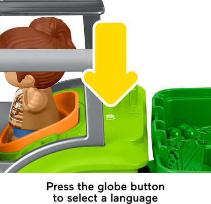 Fisher-Price Little People Push & Play Tractor, Multilanguage Fisher-Price