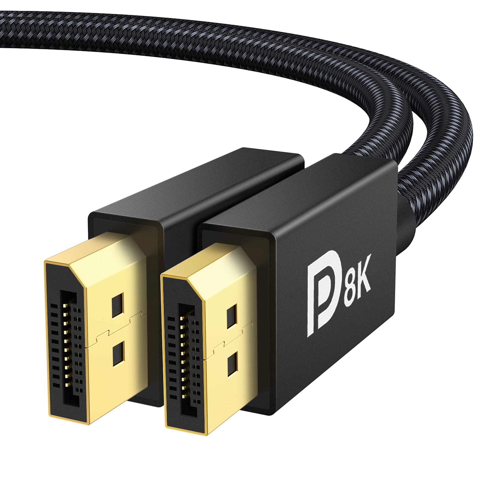VESA Certified DisplayPort Cable 1.4, iVANKY 8K DP Cable 6.6ft (8K@60Hz, 4K@144Hz, 2K@240Hz)HBR3 Support 32.4Gbps, HDR, HDCP 2.2, FreeSync G-Sync, Braided Display Port for Gaming Monitor, Graphics, PC - Available at All In One Marketplace Canada