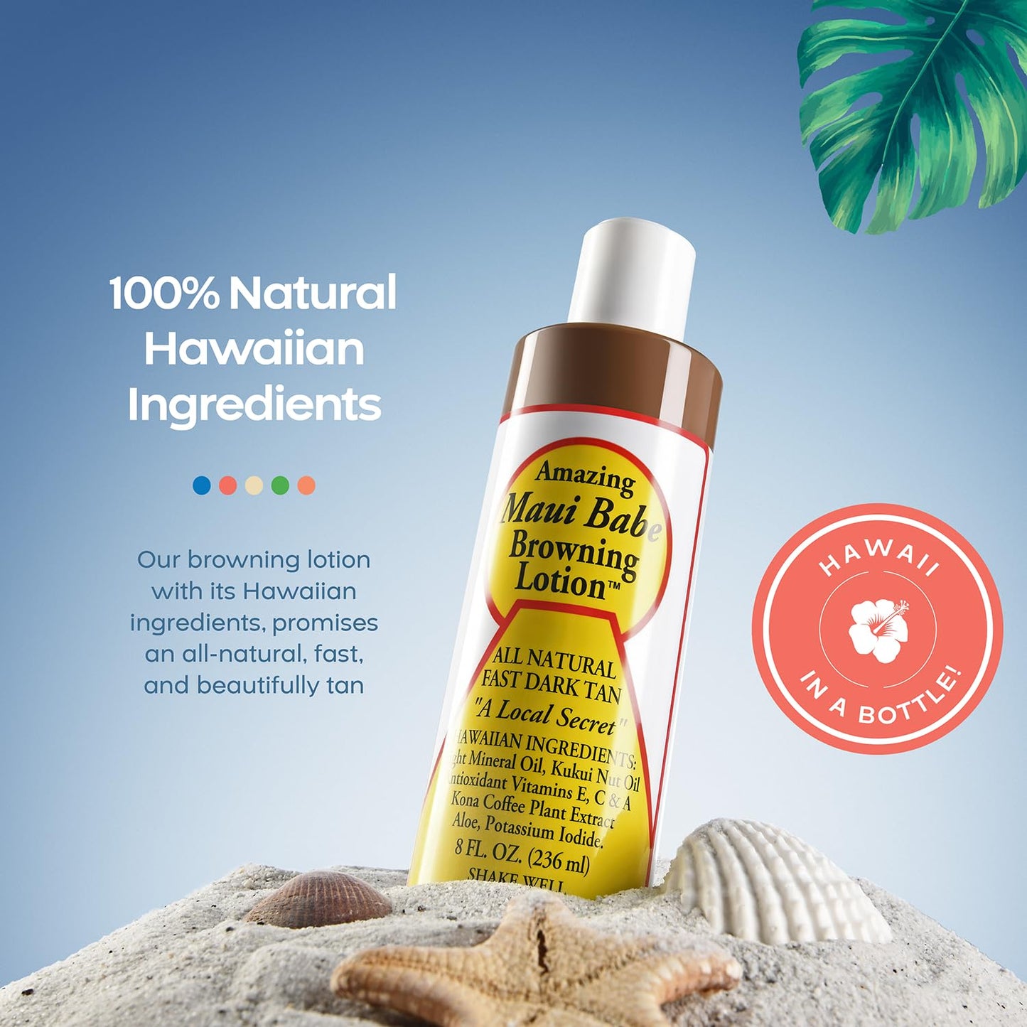 Maui Babe Browning Lotion, 8-Fluid Ounce
