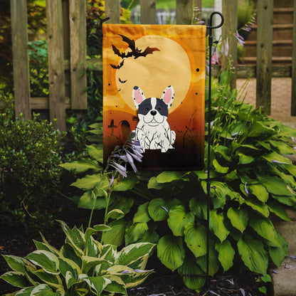 Caroline's Treasures BB4277GF Halloween French Bulldog Piebald Garden Size Flag, Small, Multicolor