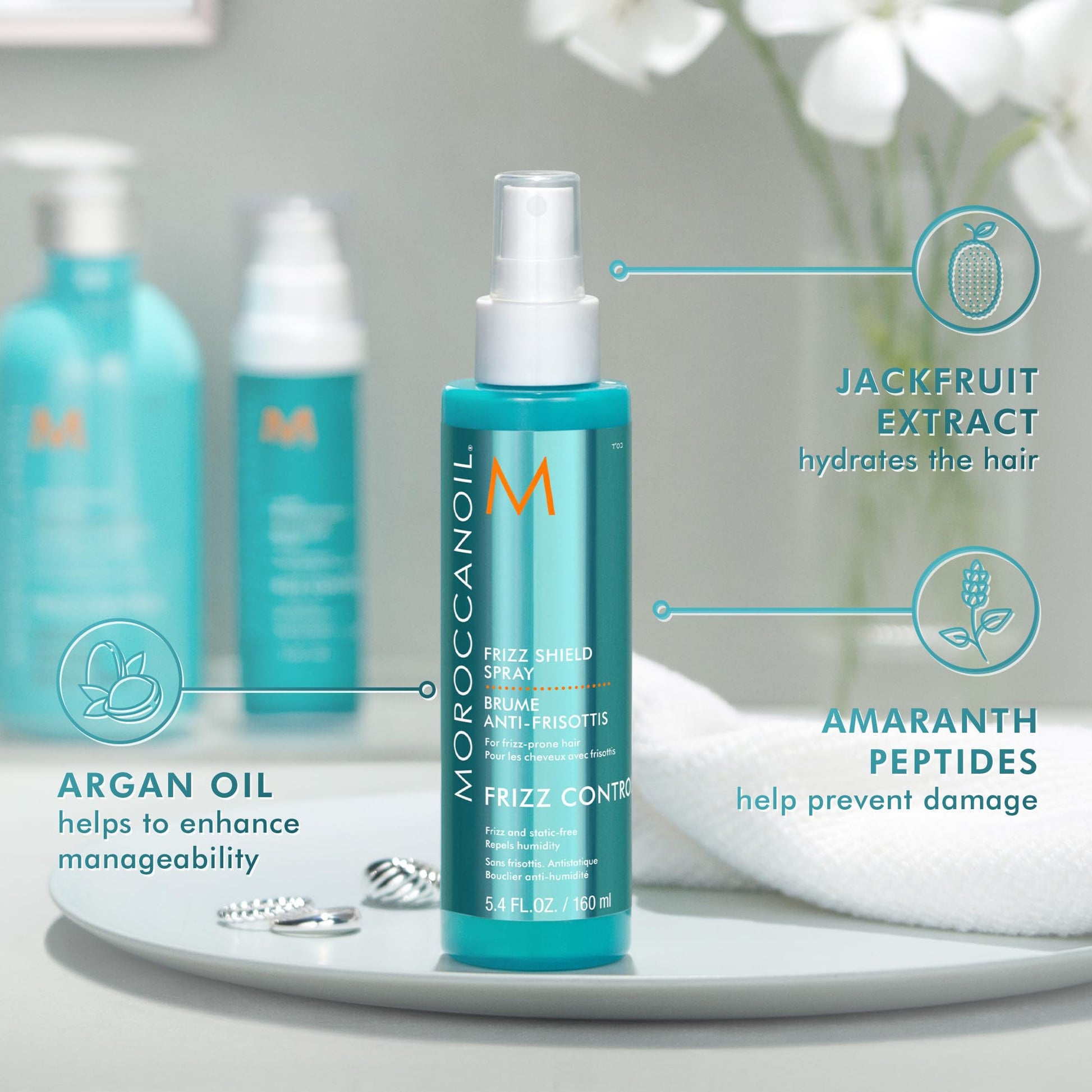 Moroccanoil Frizz Shield Styling Spray, 5.4 Fl. Oz. - Available at All In One Marketplace Canada