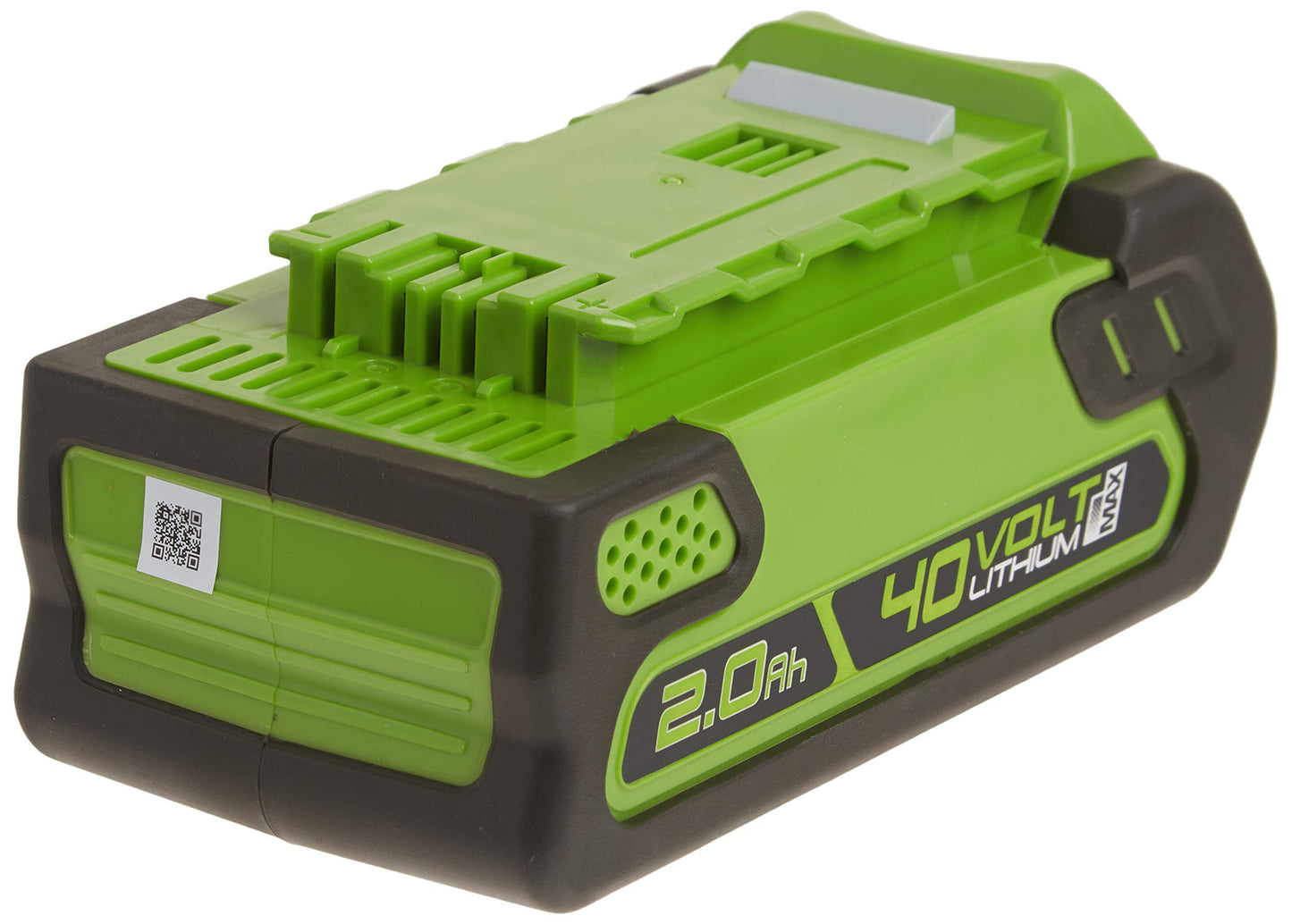 Greenworks 40V 2.0 Ah Lithium Ion Battery 29652, Green/Black - Available at All In One Marketplace Canada