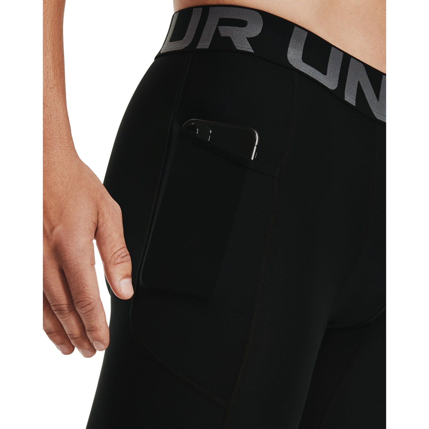 Under Armour Men's Armour HeatGear Compression Shorts , Black (001)/Pitch Gray, Large 🍁 All In One Marketplace Canada