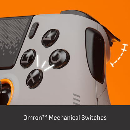SCUF OMEGA PS5 Wireless Performance Controller – Officially Licensed, 11 Custom Inputs, Instant Triggers, Low Latency, TMR Durable Thumbsticks – Windows PC Compatible – Light Gray