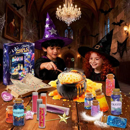 Fairy Unicorn Magic DIY Potion Kits for Girls - 22PCS Bottles Kids Potion Making Kit, Mystery Magic Mix Crafts for Kids Age 6 -8&8-12, Creative Toy for Birthday Christmas Halloween Party 🍁 All In One Marketplace Canada