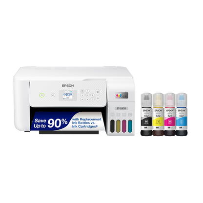 Epson EcoTank ET-2803 Wireless Color All-in-One Supertank Printer 🍁 All In One Marketplace Canada