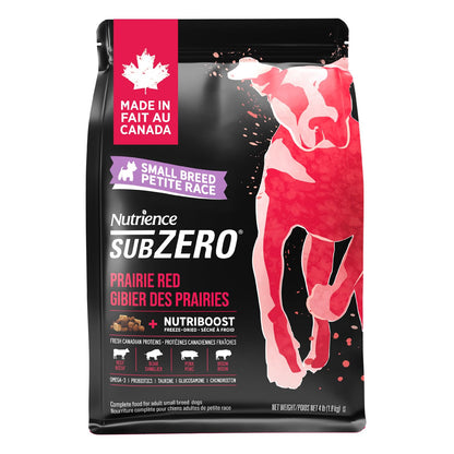 Nutrience Grain Free Subzero Small Breed Dog Food, 1.8kg (4 lbs), Canadian Prairie Red Formula, Dry Dog Food, High Protein Kibble, Nourriture Pour Chien, Manger Pour Chien 🍁 All In One Marketplace Canada