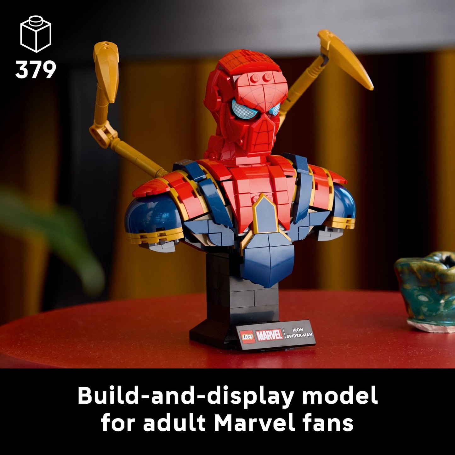 LEGO Marvel Iron Spider-Man Bust Collectible - Building Kit for Adults, Ages 18+ - Includes Iron Spider-Man Minifigure - Collectible Model for Super Hero Fans - Gift for Men and Women - 76326 🍁 All In One Marketplace Canada