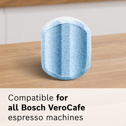 Original Bosch TCZ8002US Descaling Tablets, 3 Tablets Per Pack, 2-in-1 Eliminates Limescale and Protects Against Corrosion, For Bosch VeroCafe Fully Automatic Espresso Machines
