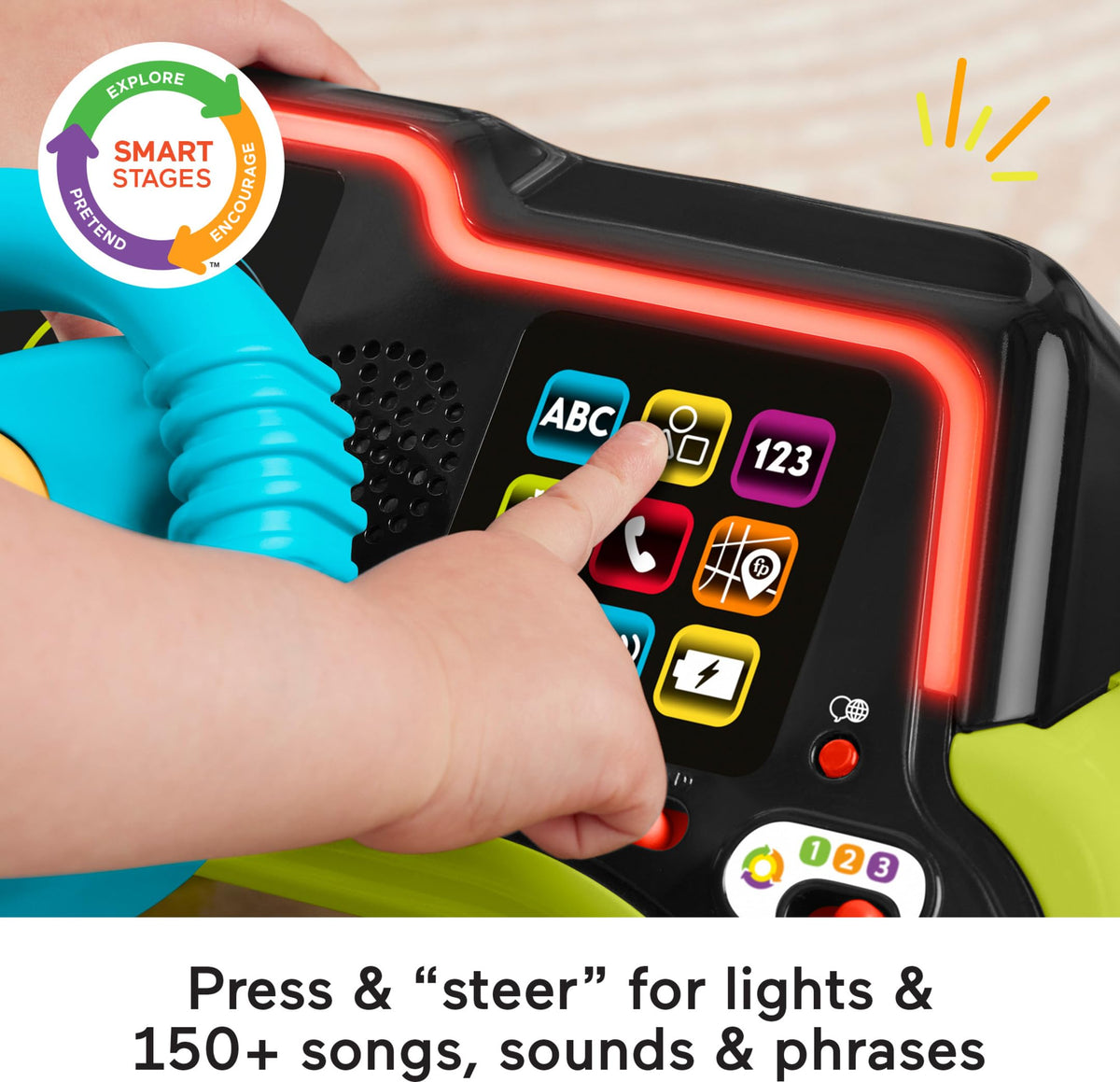 Fisher-Price Laugh & Learn Sit & Steer Driver Car