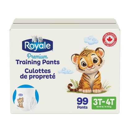 Royale Premium Training Pants, Size Large, 3T-4T (32 to 40 lbs), 99 Count, Disposable Training Pants (Packaging may vary) 🍁 All In One Marketplace Canada