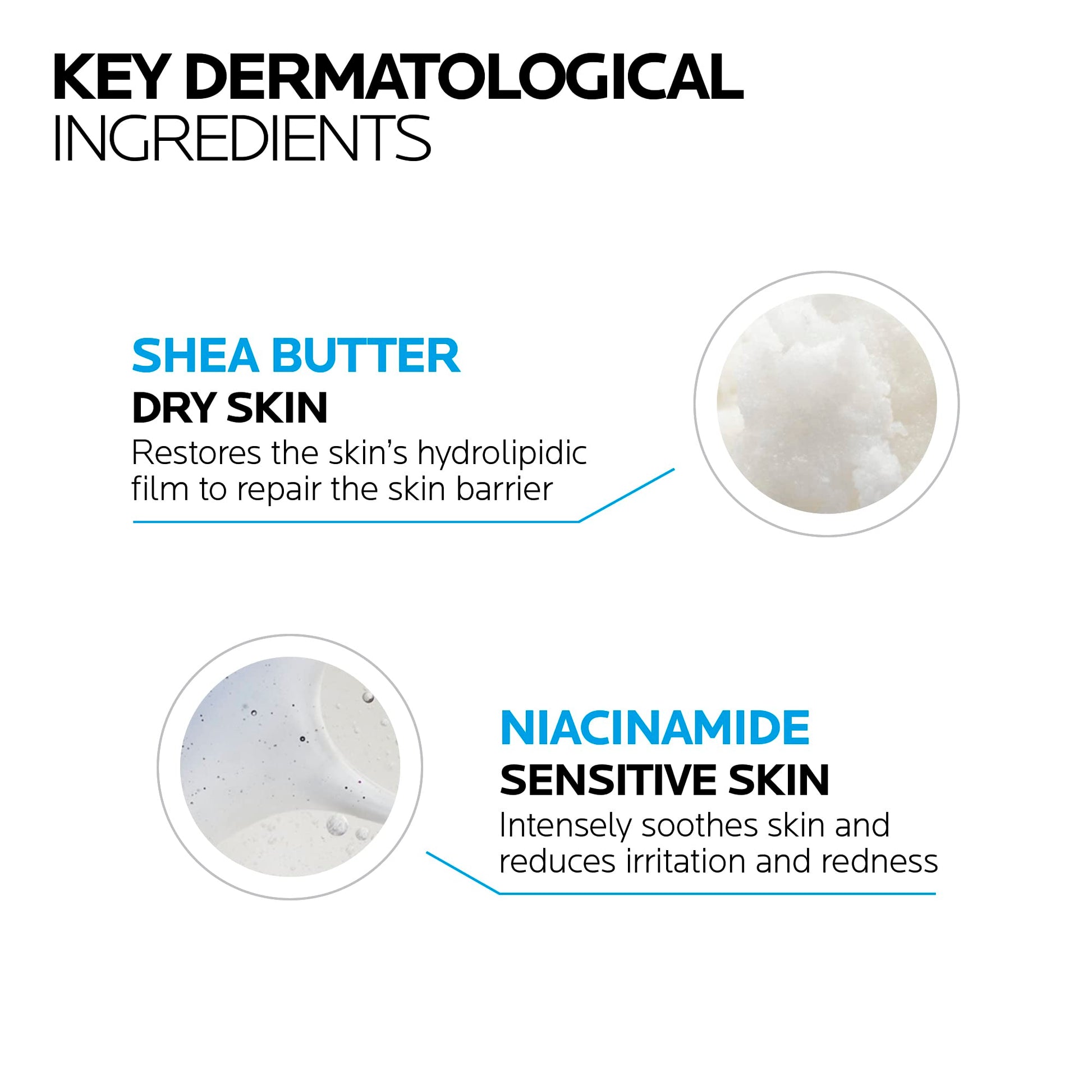 La Roche-Posay Body Wash, Lipikar Cleansing & Moisturizing Gel Body Wash with Shea Butter & Niacinamide for Dry & Sensitive Skin, Soap Free, Paraben Free, 400mL La Roche-Posay