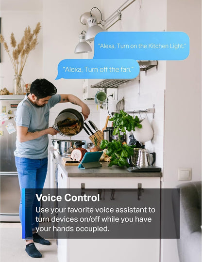 TP-Link Tapo Smart Plug Mini 15A, Smart Home Wi-Fi Plug, Super Easy Setup, Compatible with Alexa & Google Home, No Hub Required, UL Certified, 2.4G WiFi Only, White, Tapo P105(2-Pack) 🍁 All In One Marketplace Canada