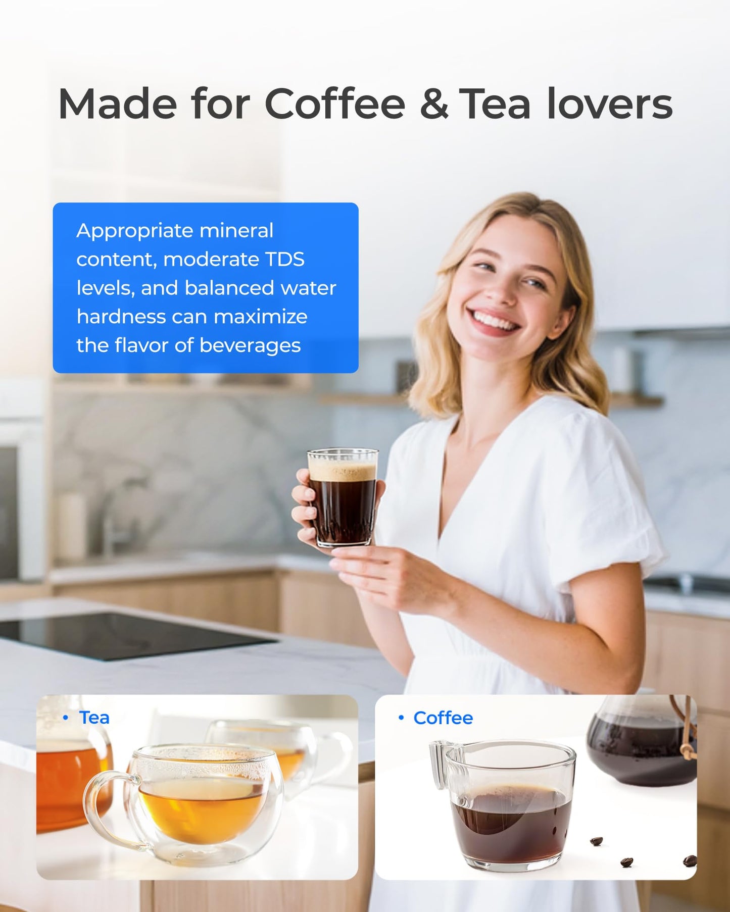 Waterdrop PT-07B Water Filter Pitcher, 10-Cup, NSF Certified Water Filter Pitcher, 200-Gallon Long-Life Filter, Reduces PFOA/PFOS and Chlorine, 5X Longer Filter Life, Blue 🍁 All In One Marketplace Canada