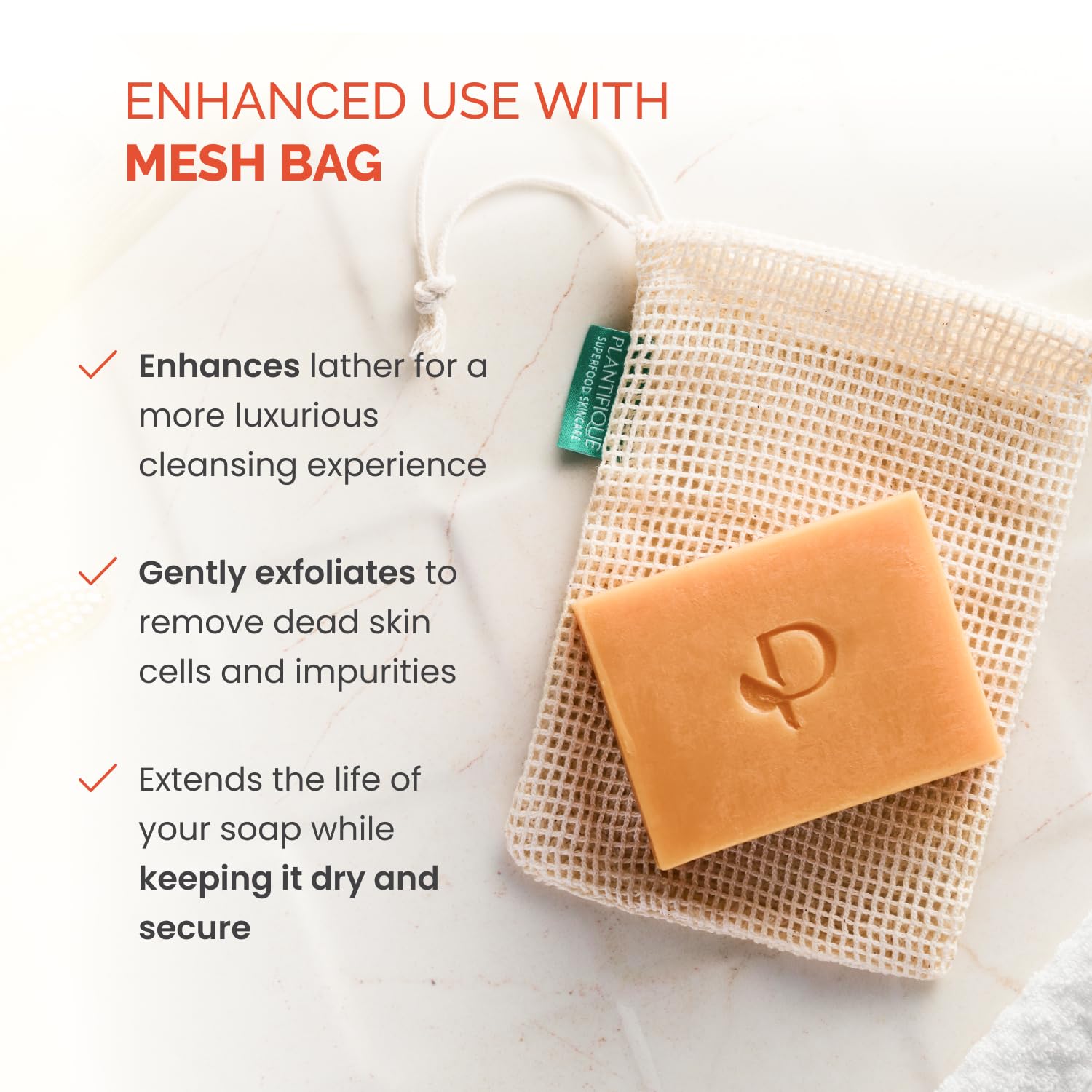 PLANTIFIQUE Turmeric & Kojic Acid Soap for Hyperpigmentation, Lab Tested - 4 Bars with Mesh Net - Face & Body Wash with Hyaluronic Acid, Collagen, Vitamin C - 320g / 11.28 oz